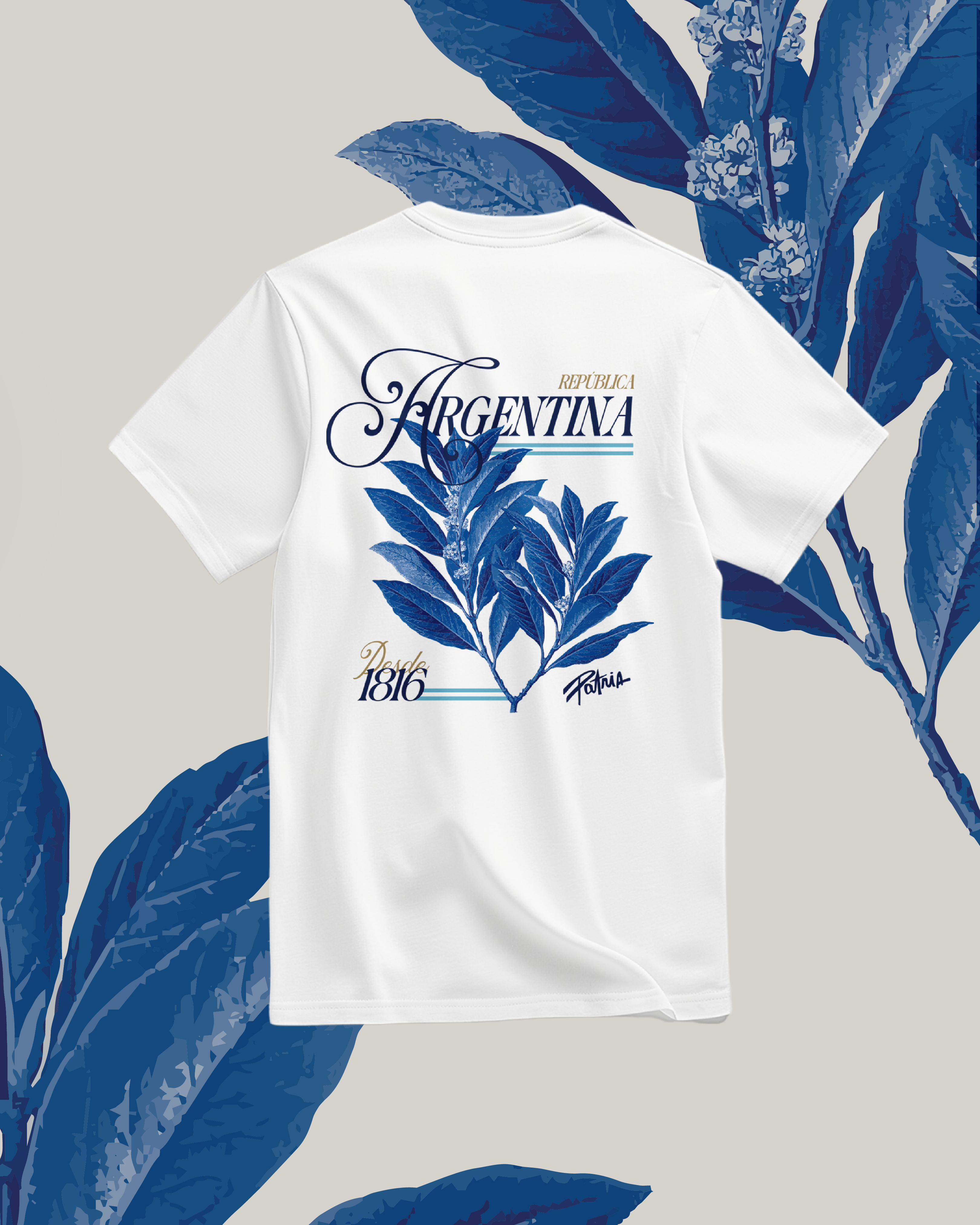 Patria - Estampa Laureles, remera back