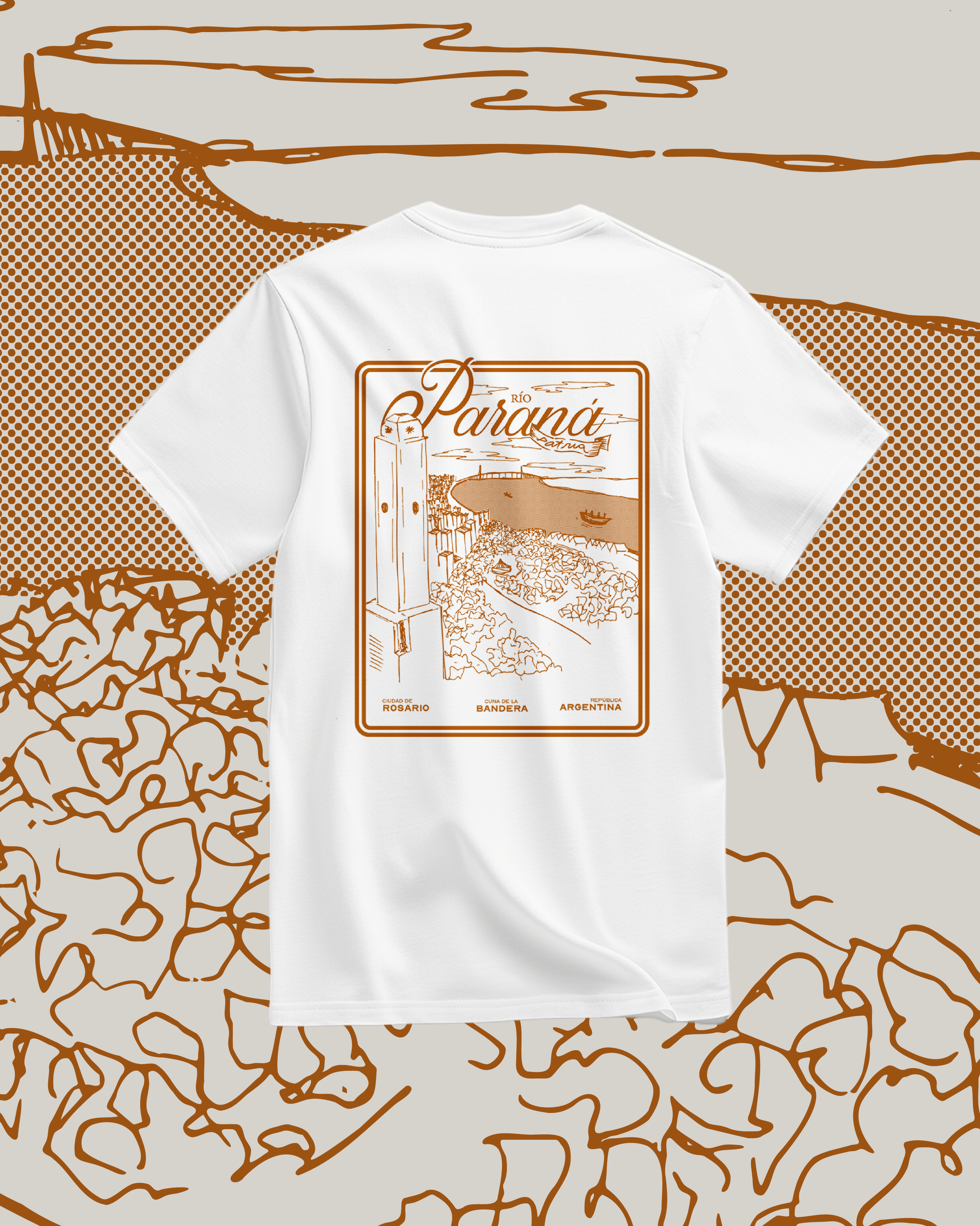 Patria - Estampa Río Paraná, remera back