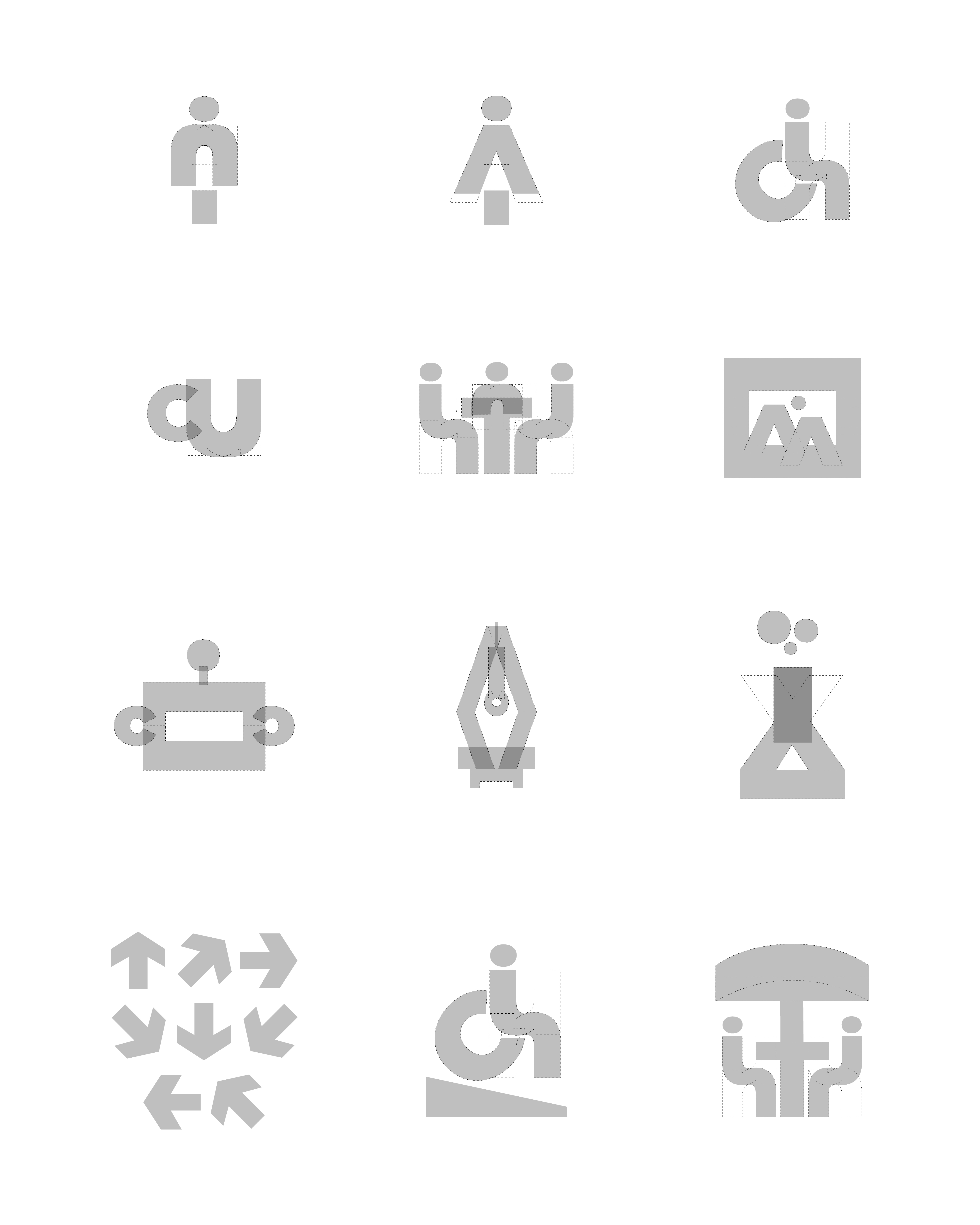 Sistema de pictogramas para la señalética del Centro de Innovación