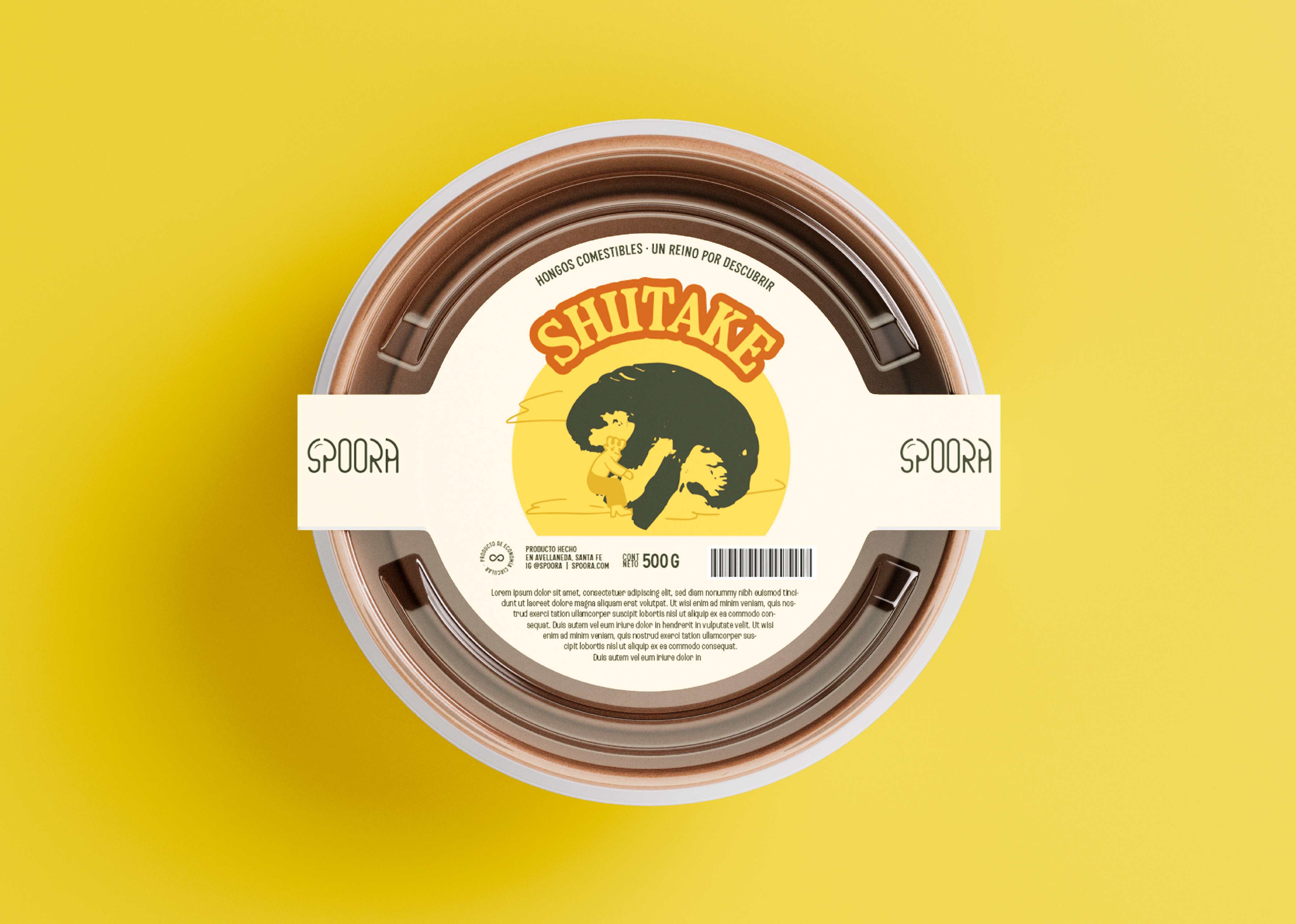 Spoora - Packaging Shiitake